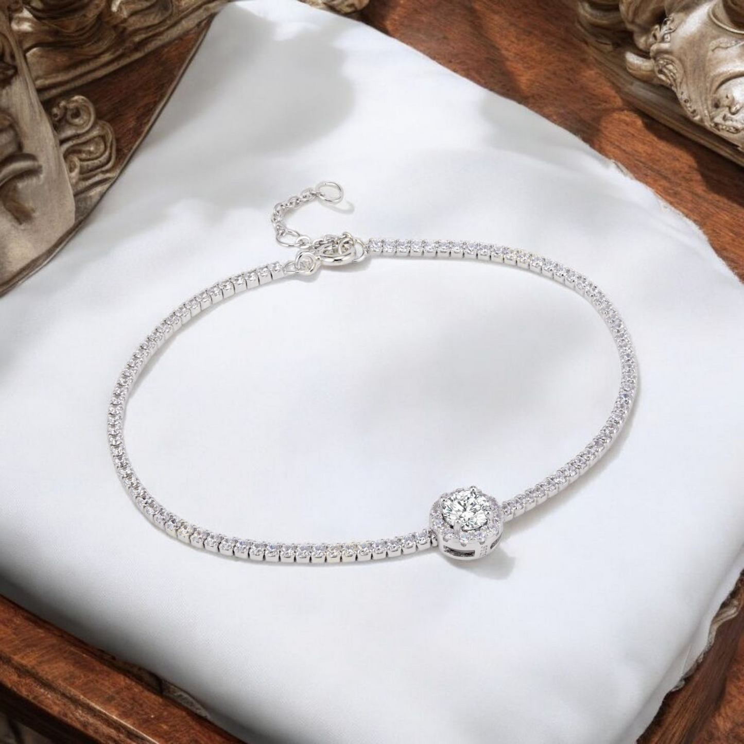 Sterling Silver Moisianite Diamond